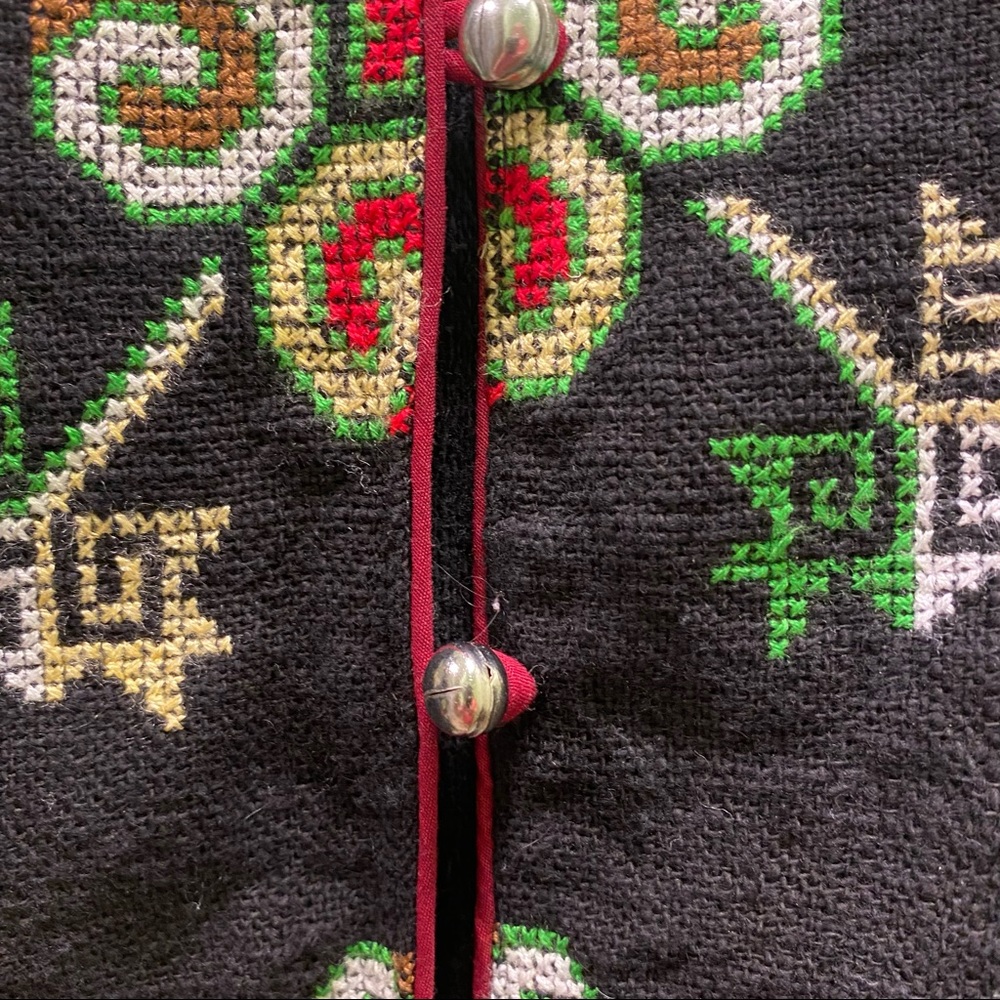 Hand embroidered jacket in 100% cotton - Picture 3 of 6